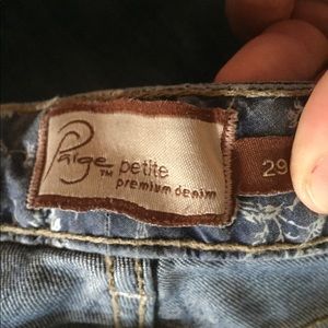 Paige jeans size 27